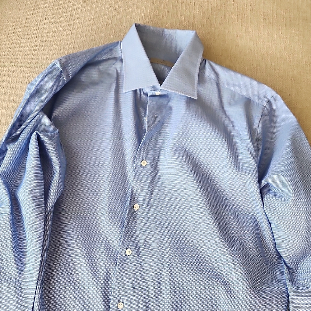 Canali Sky Blue Men's Dress Shirt